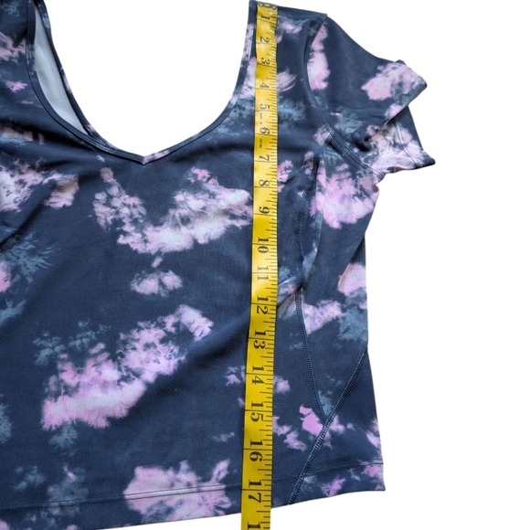 Lululemon Align T-Shirt Stretch Comfy Womens 6 Running Yoga Blue Pink Rel 7 22 - Picture 9 of 9
